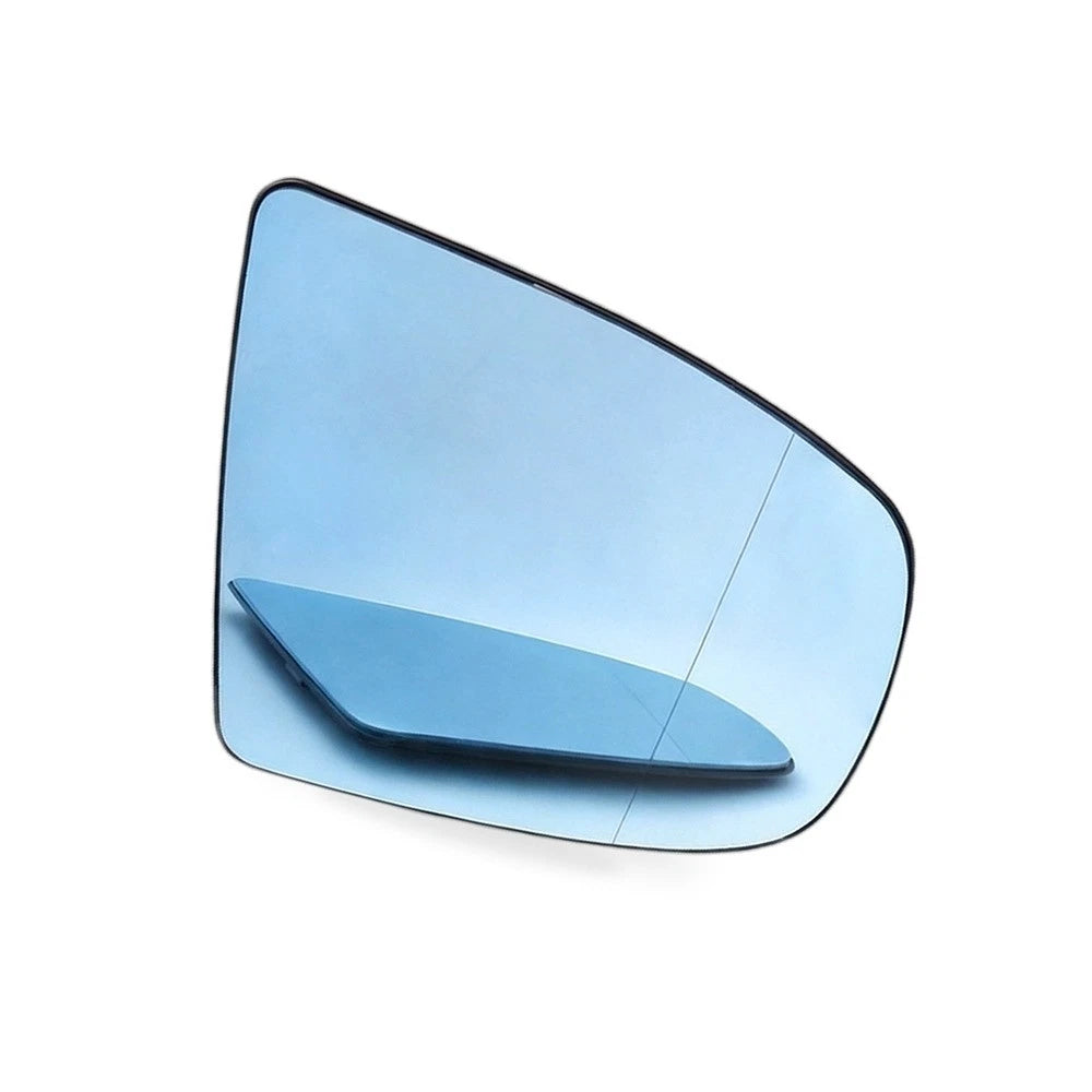 Left Side Mirror Glass for BMW X5 E70 (2008–2013) Blue Tinted 51167174979