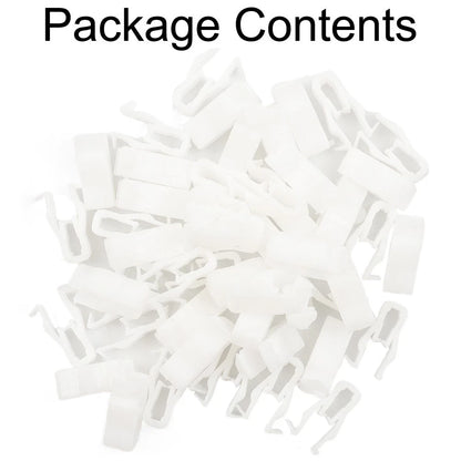 50Pcs Dashboard Rivet Retainer Clip for Car Instrument Panel (6mm Hole)