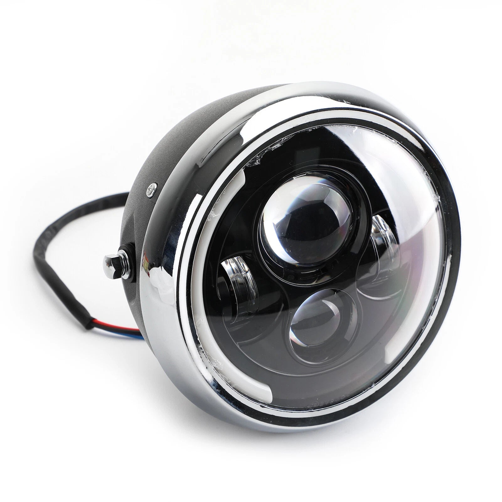 7'' LED Headlight for Harley Dyna Cafe Racer Bobber (T9)