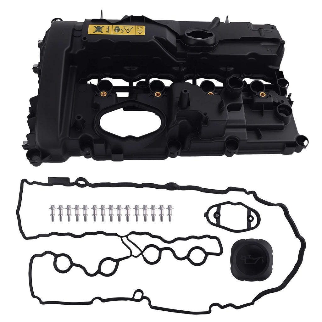 Engine Valve Cover Kit for BMW B48 2.0L (2016–2020) w/Mounting Hardware