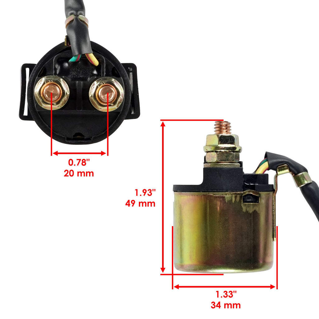 Starter Relay Solenoid Replacement for Honda TRX400EX Sportrax (1999–2004)