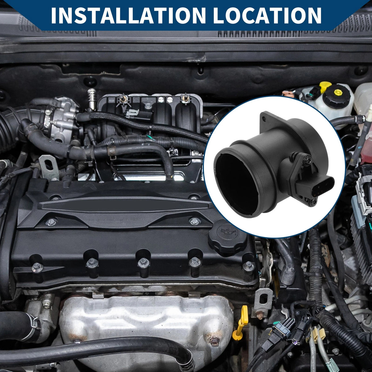 Mass Air Flow Sensor Assembly for Audi A8 Quattro W12 (2005–2009)