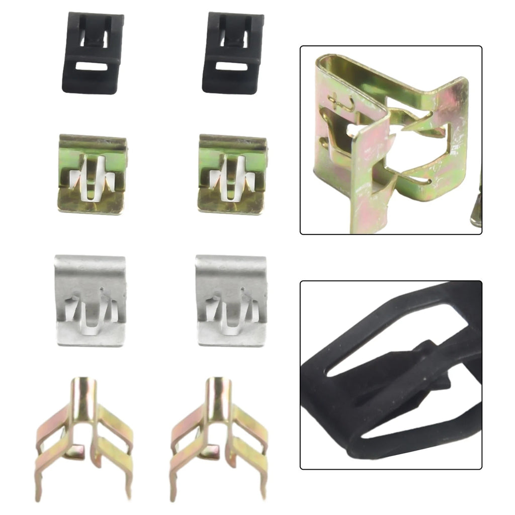 Set of 4 Metal Rivet Panel Fastener Clips for General Instrument Panel