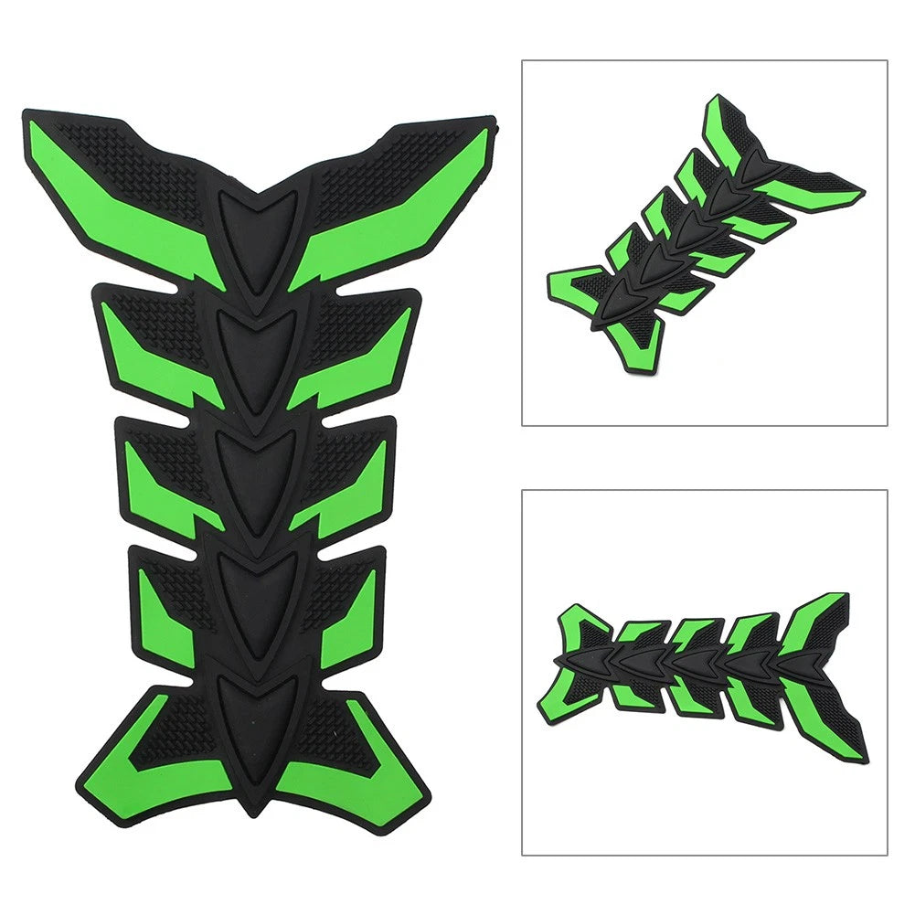 3D Fish Bone Fuel Oil Tank Pad Decal Sticker Protector for Universal Motorcycle