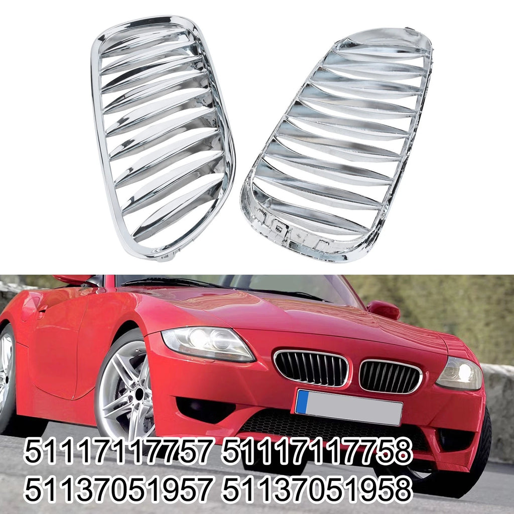 Silver Plating Front Grille for BMW Z4 E85 (2003–2008)