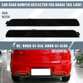 2PCS Smoked Rear Bumper Reflector LED Brake Light for Mazda 3 (2005–2009)