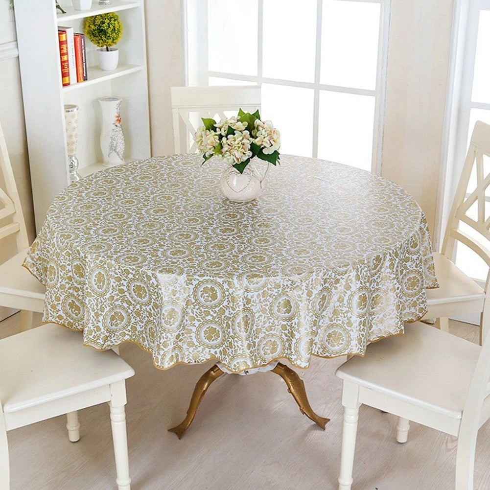 Round Table Cloth for 6 Seaters/4 Seaters (PVC)