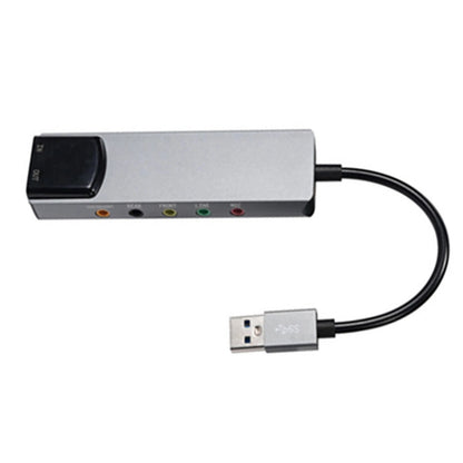 USB Sound Card 5.1 Channel External Audio Card SPDIF Optical