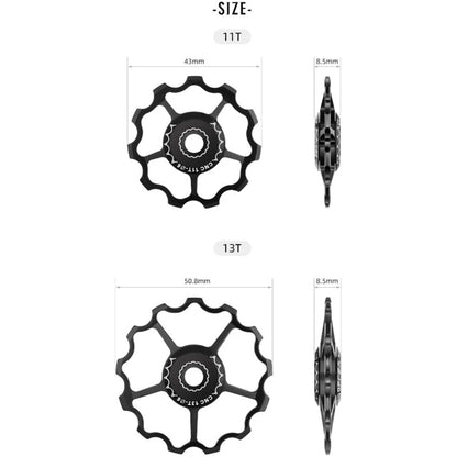 Rear Derailleur Guide Wheel 11T/13T for 8/9/10/11 Speed Bikes