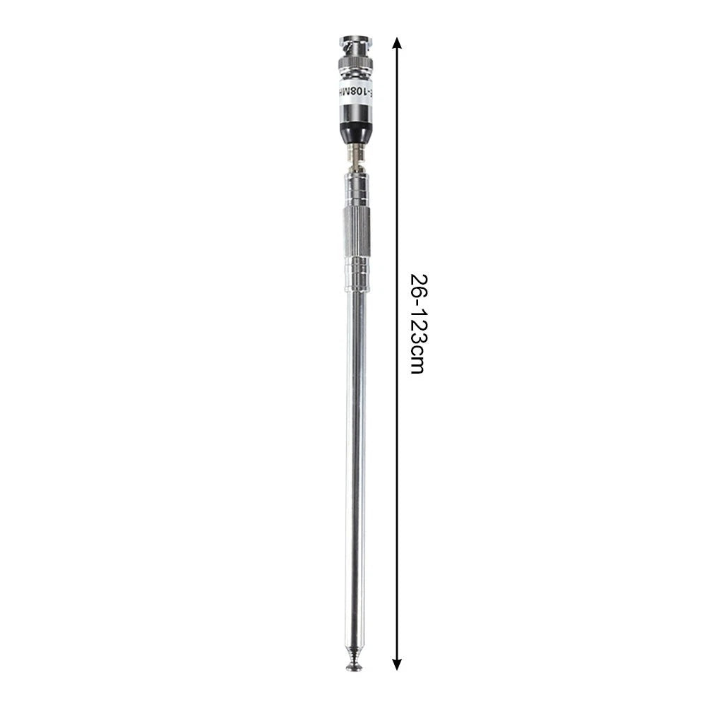 76 108MHz Telescopic Antenna for Walkie Talkies (Adjustable Length)
