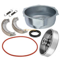 Rear Brake Drum Hub Shoe Cover Seal Kit for Yamaha YFM400 Big Bear (2000–2004)