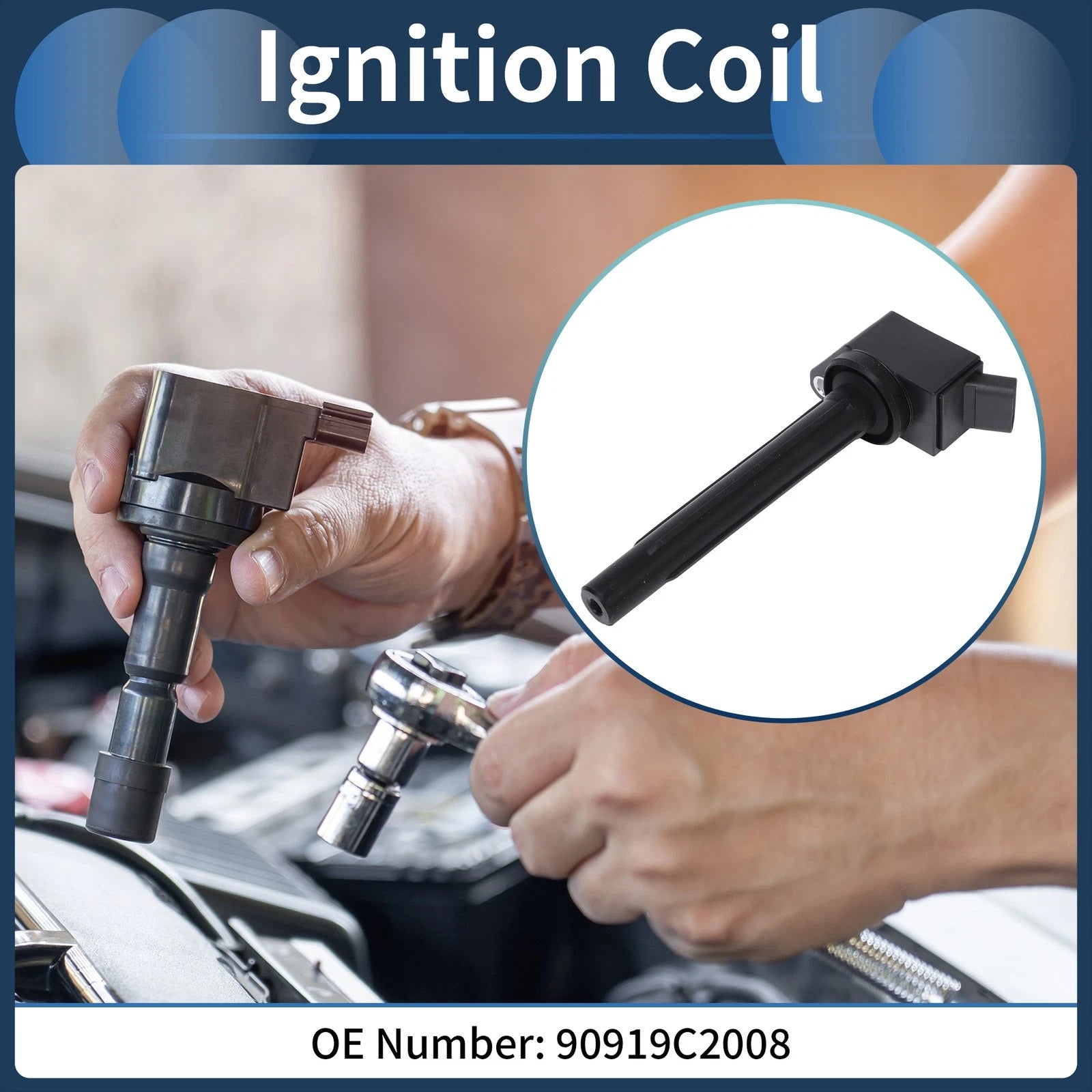 Ignition Coil Pack No. 90919C2008 for Toyota Corolla (2014–2019)