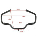 Black Engine Guard Crash Bar for Harley Touring (2009–2017) 49155-09A
