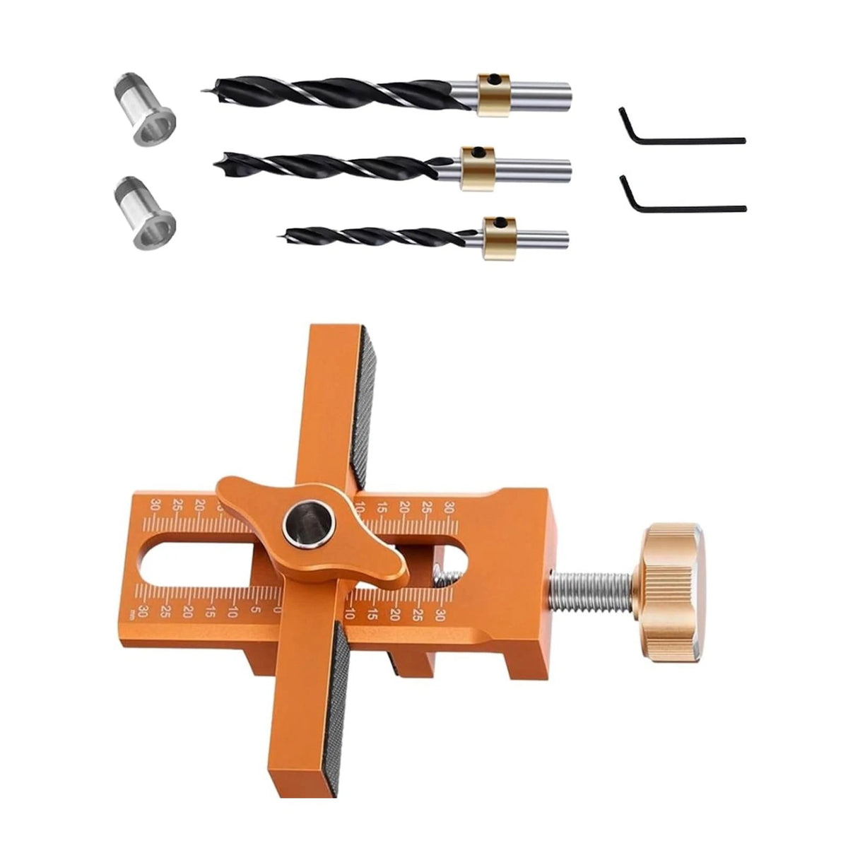Cabinet Door Installation Tool for Most Cabinet Doors with 3 Drill