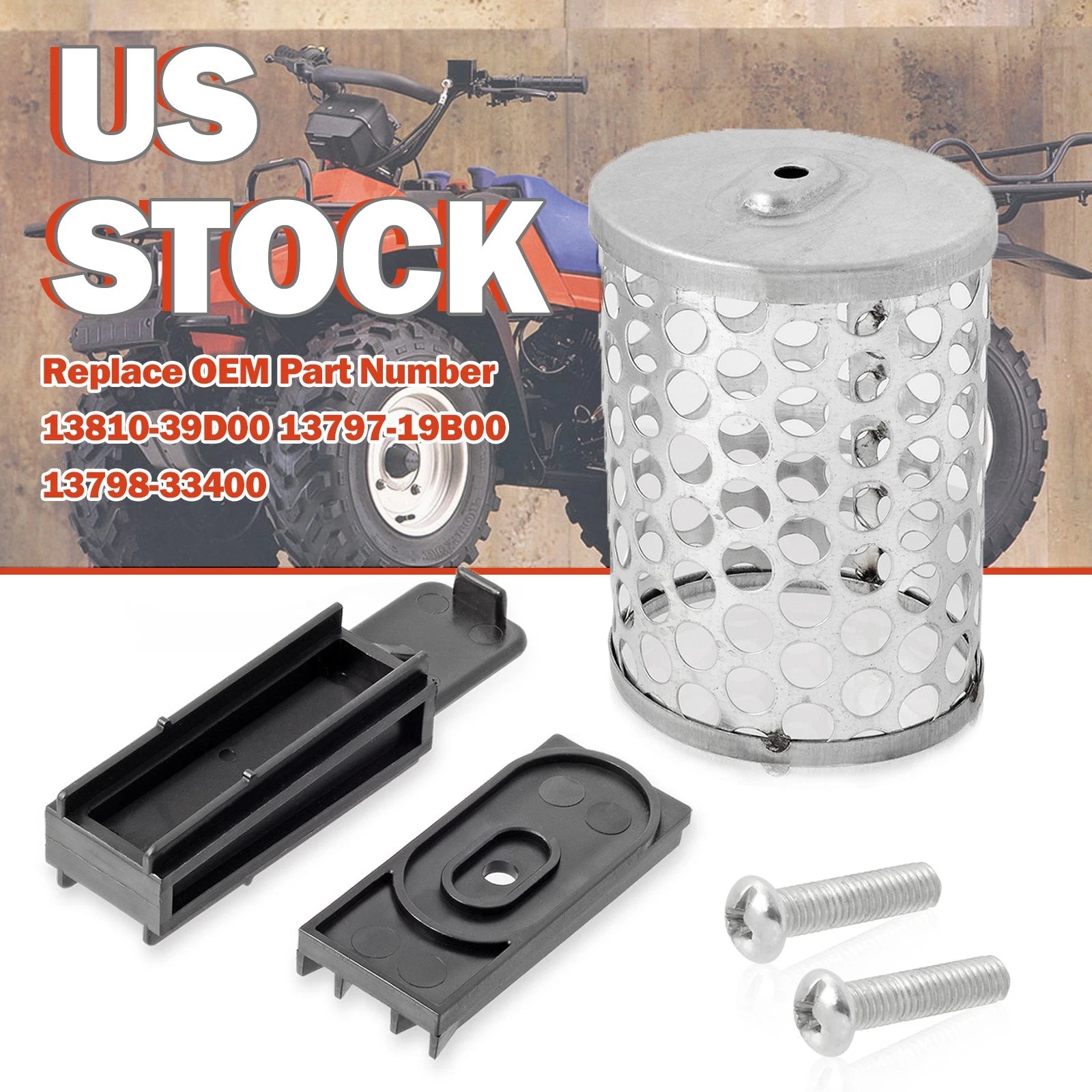 Air Filter Element Cage & Slider for Suzuki King Quad 300 (1997)