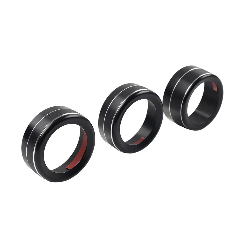 Set of 2 Climate Control Knob Ring Covers for Mazda 3 (2014–2018) CX-5 (2016–2019)