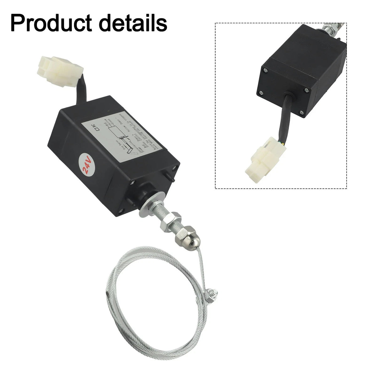 Flameout Solenoid Valve for Diesel Engine Shutdown Control