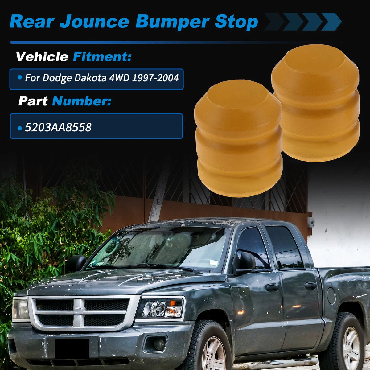 Suspension Bump Stop for Dodge Dakota 4WD (1997–2004) No. 5203AA8558