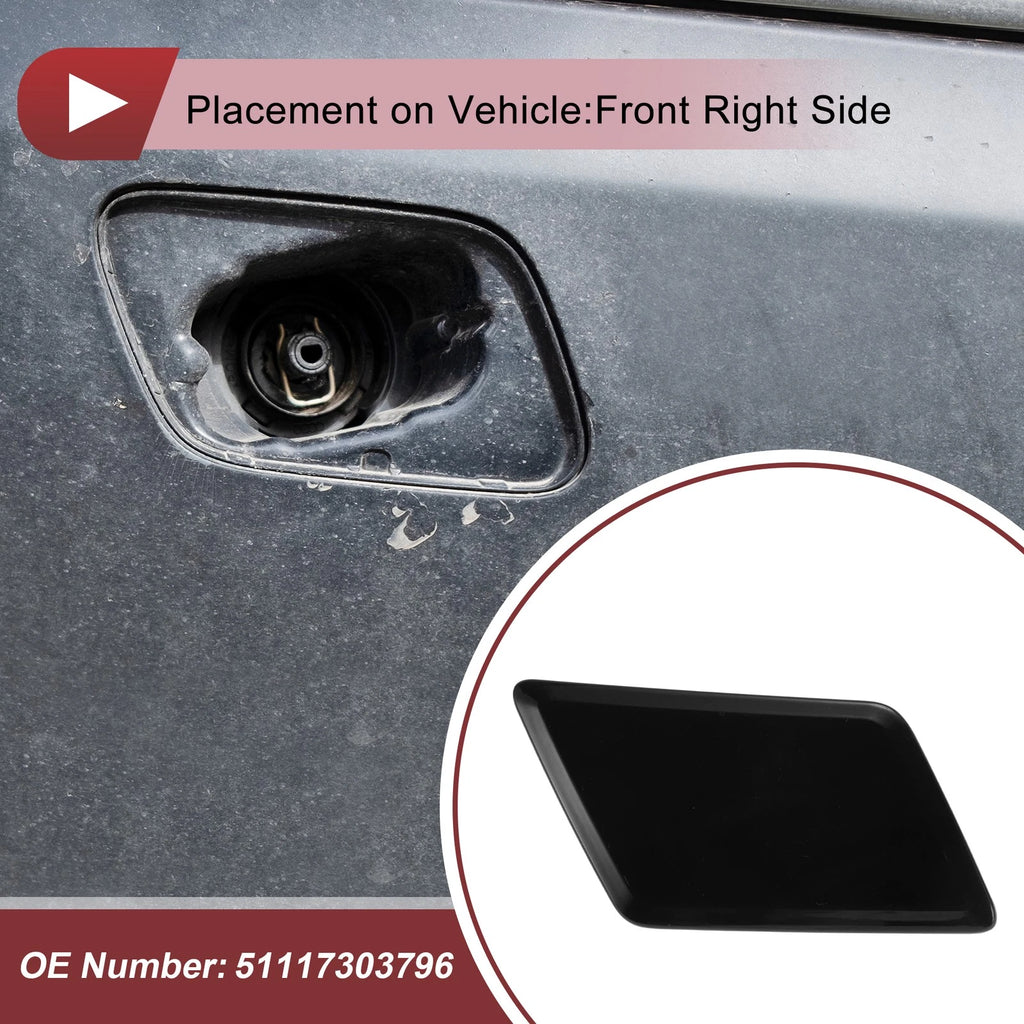 Headlight Washer Nozzle Cover Replacement for BMW X1 E84 (2012–2015)