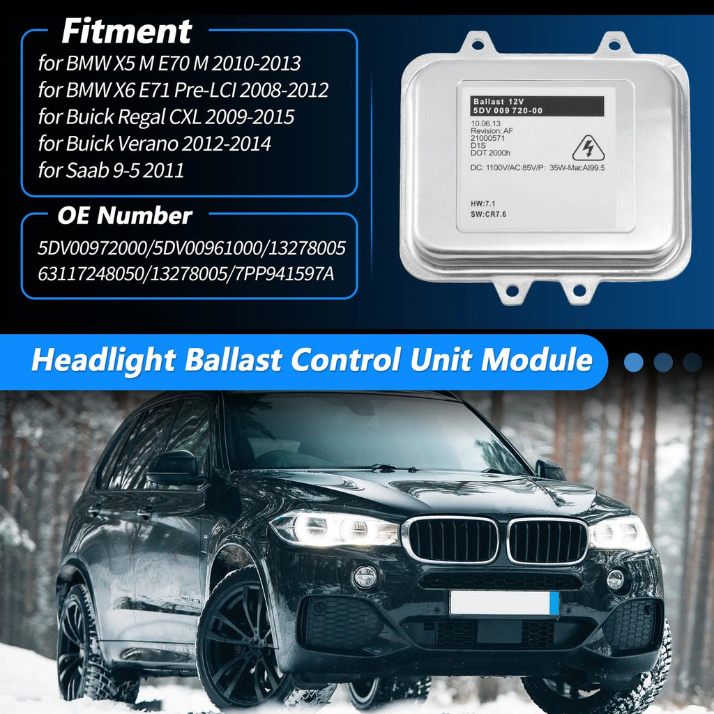 Xenon Headlight Control Module for BMW X5 (2010–2013)