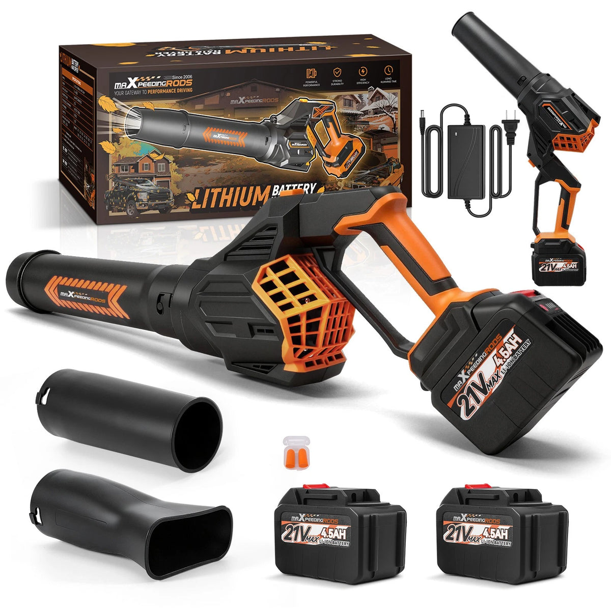 21V Leaf Blower 650CFM 180MPH for Lightweight Models (2023)