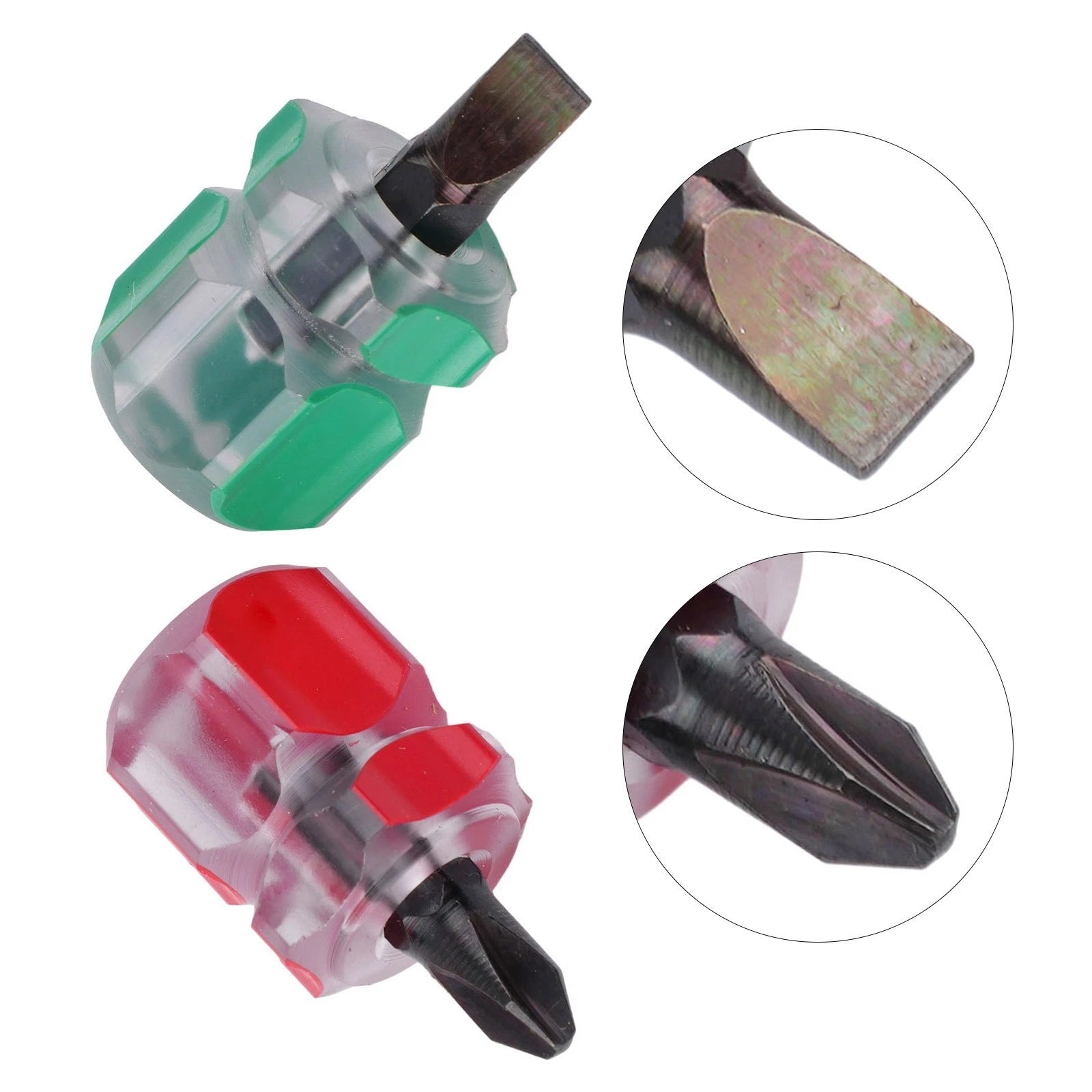 2X Small Flat Head Screwdrivers for Automotive Repair Tools