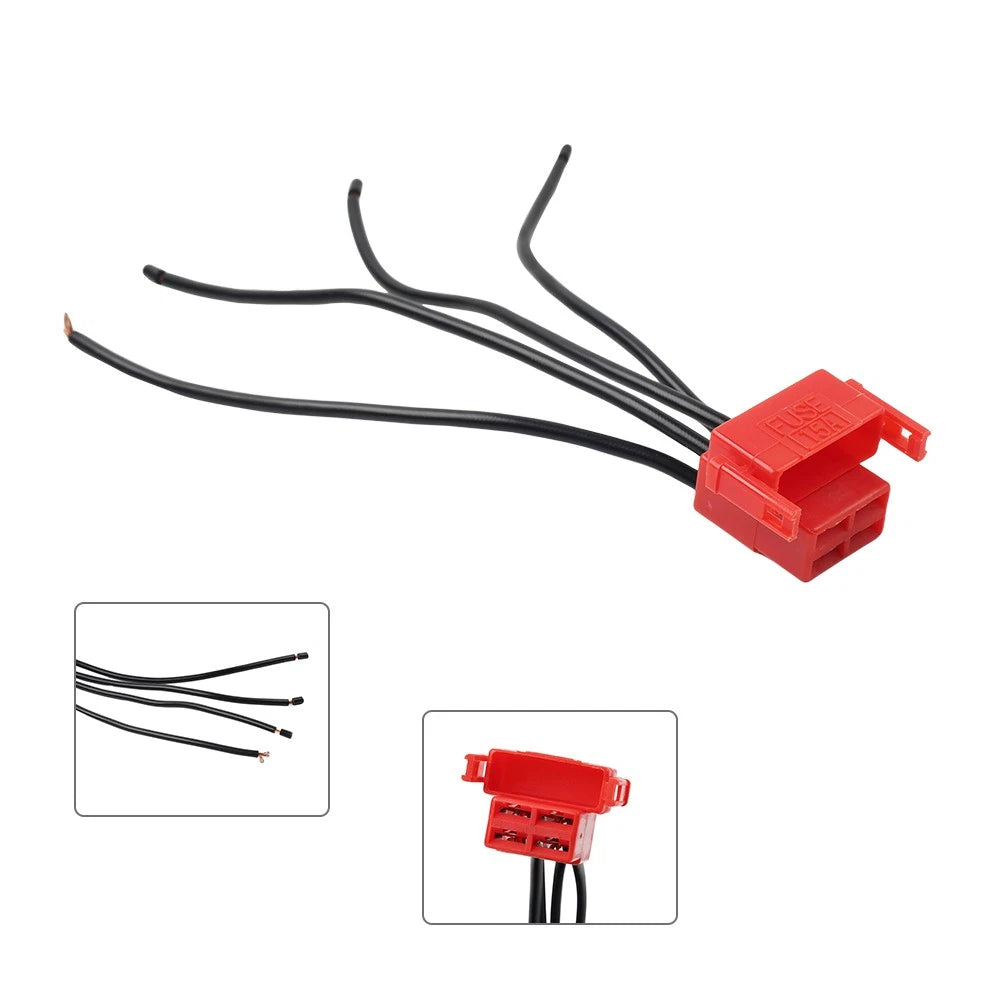 4 Way Starter Solenoid Relay Connector Plug Harness for Honda CBR600RR (2003–2016)