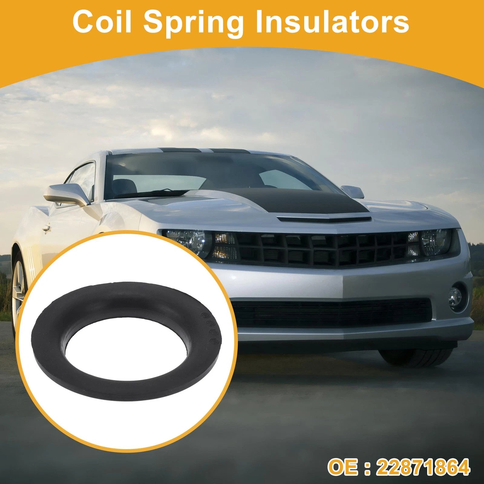 Front Upper Coil Spring Insulators for Chevrolet Impala (2014–2020)