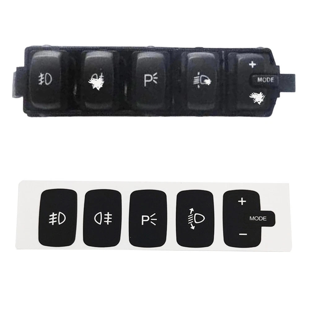 Vinyl Button Decal for Fiat Croma Fog Light Switch