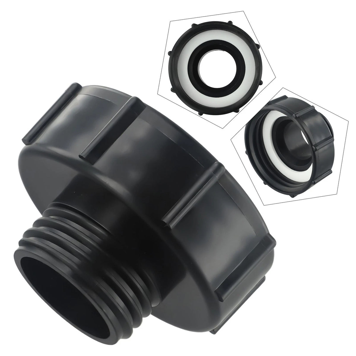 IBC Tote Tank Valve Drain Adapter for Garden Hose Connector Tools