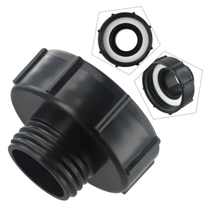 IBC Tote Tank Valve Drain Adapter for Garden Hose Connector Tools