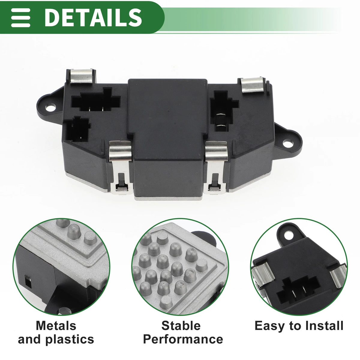 HVAC Blower Motor Resistor for Citroen C4 Picasso (2006–2013) NO.6441W9