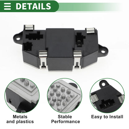 HVAC Blower Motor Resistor for Citroen C4 Picasso (2006–2013) NO.6441W9