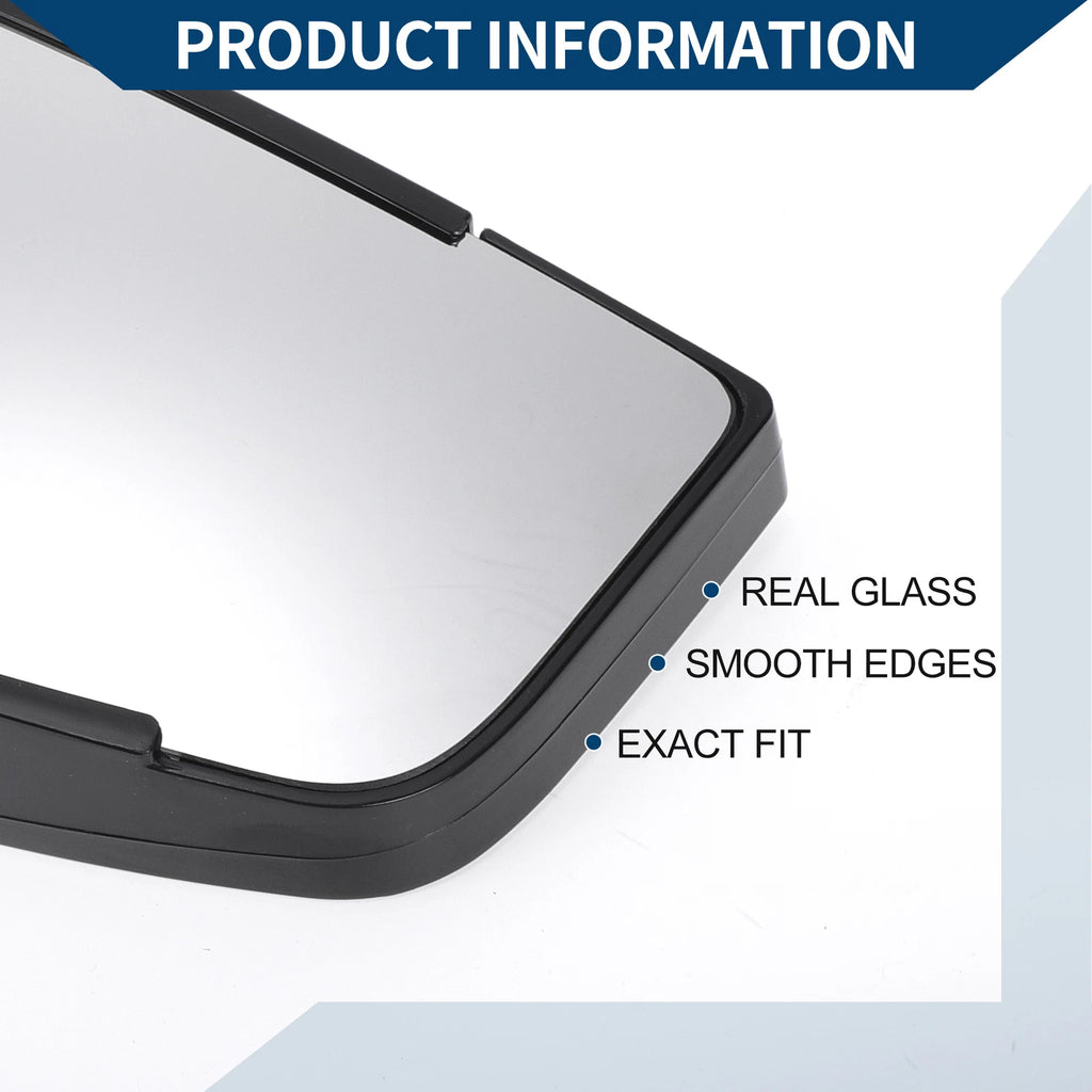 Lower Right Side Mirror Glass Replacement for Chevy (Non-Heated)
