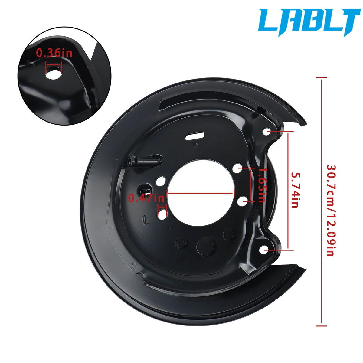 Pair Rear Brake Dust Shield for Subaru Outback (2000–2009) 26704AE040 26704AE050
