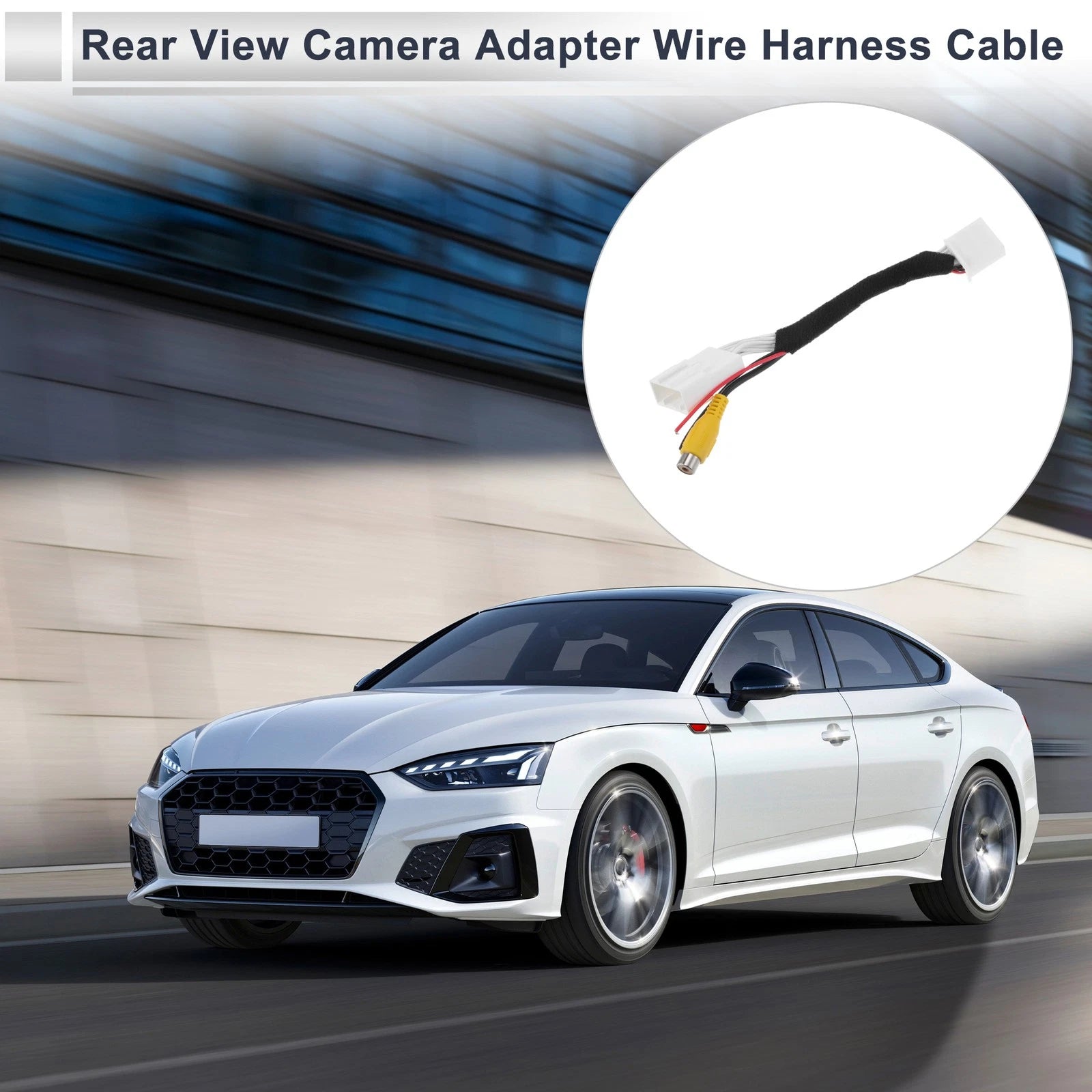 Rear View Camera Adapter Wire Harness for Toyota 4Runner (2012–2014) RCA