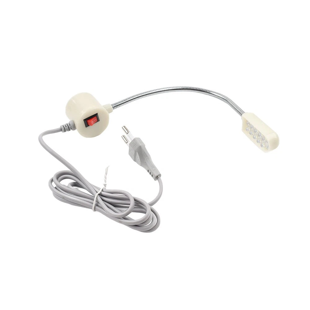 10 LED Light Lamp Magnetic Base with Plug for Juki DDL-8500 5550 8700