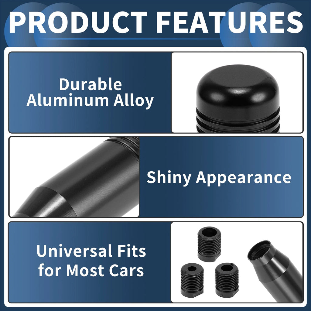 Shift Knob with 3 Adapters for Universal Vehicles (Automatic/Manual)