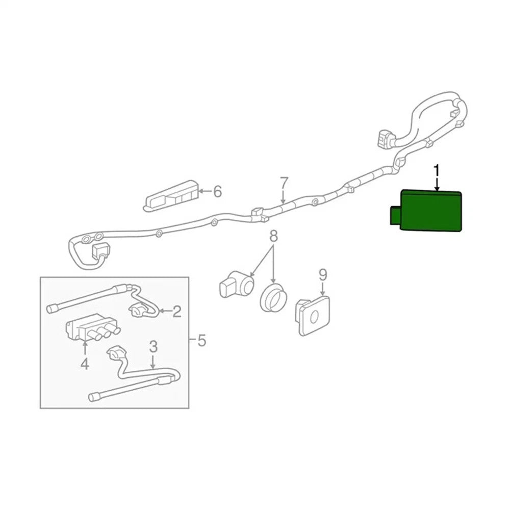 Blind Spot Assistant Radar Sensor for Chevrolet Equinox Traverse Buick Enclave (2018–2023)