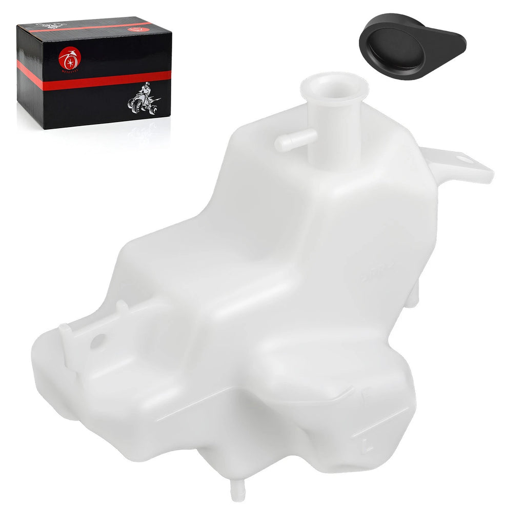 Coolant Reservoir Tank + Cap for Kawasaki Ninja ZX6R ZX636 ZX6RR ZX600 (2003–2004)
