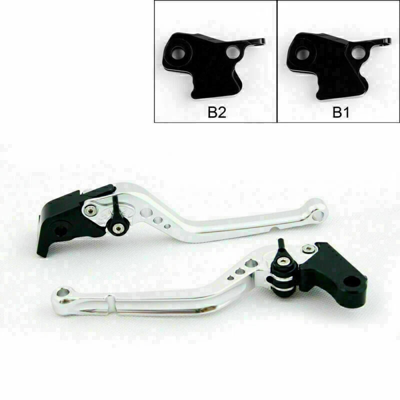 Long Brake Clutch Levers for BMW K1600 K1200 K1300 R1200R/S/GS (2011–2020) Silver T9