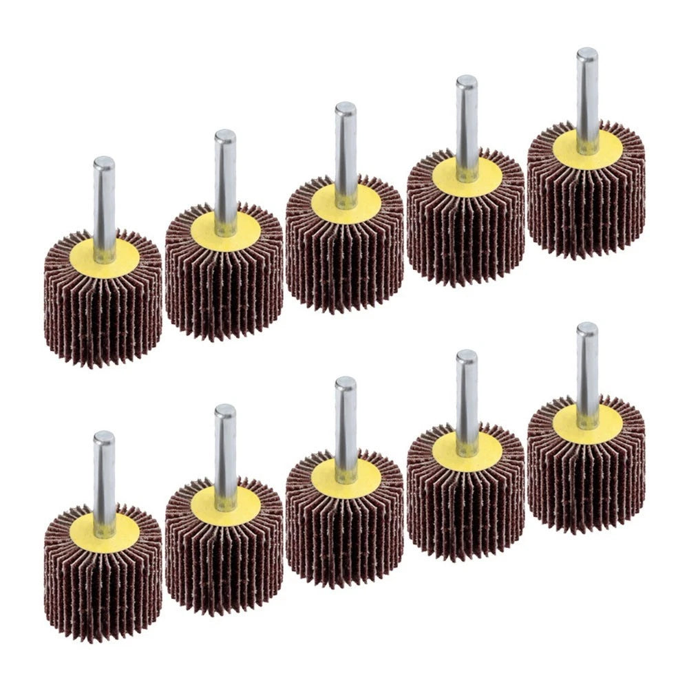 Set of 10 80 Grit Sanding Discs for Metal and Non-Metallic Materials