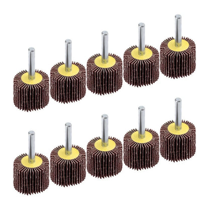 Set of 10 80 Grit Sanding Discs for Metal and Non-Metallic Materials