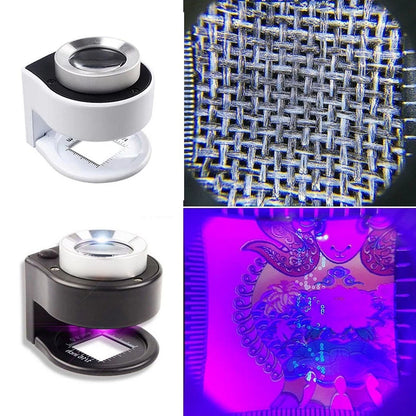 30X Magnifier with LED Lights for Close Up Viewing