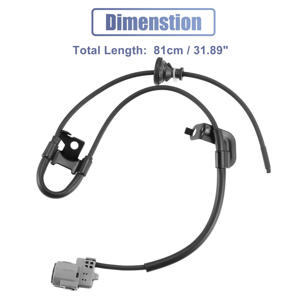 ABS Wheel Speed Sensor Rear Left Replacement for Toyota Camry (2012–2017)