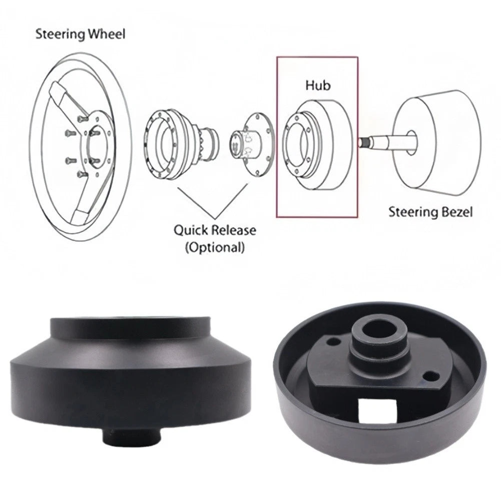 Aluminum Alloy Steering Hub Base Adapter for Subaru Impreza WRX (2008–2014)