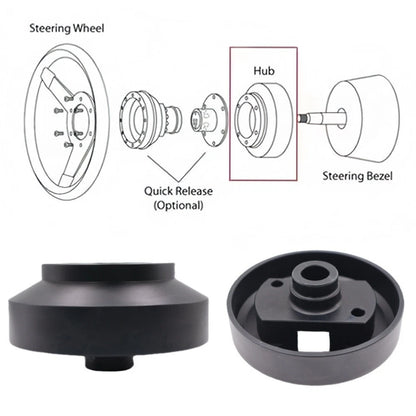 Aluminum Alloy Steering Hub Base Adapter for Subaru Impreza WRX (2008–2014)