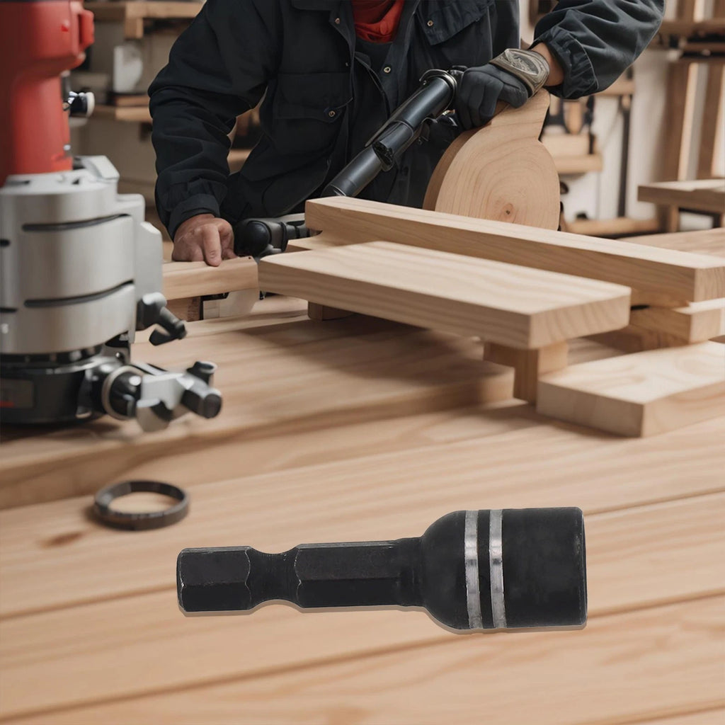 8mm Hex Shank Magnetic Nut Driver Adapter for Various Drills (Universal)