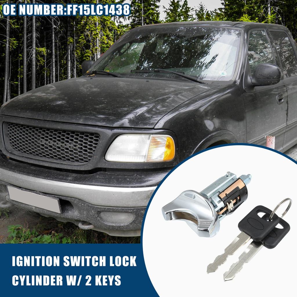Ignition Switch Starter with Keys for Ford F-350 (1992–1996)