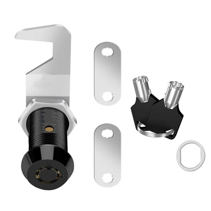 Replacement Black Cam Lock 5/8" for Tool Box Cabinet Mailbox RV Door